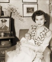Mrs Scully & baby, WWII